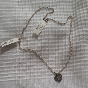 Sterling Silver Heart Pendant Necklace